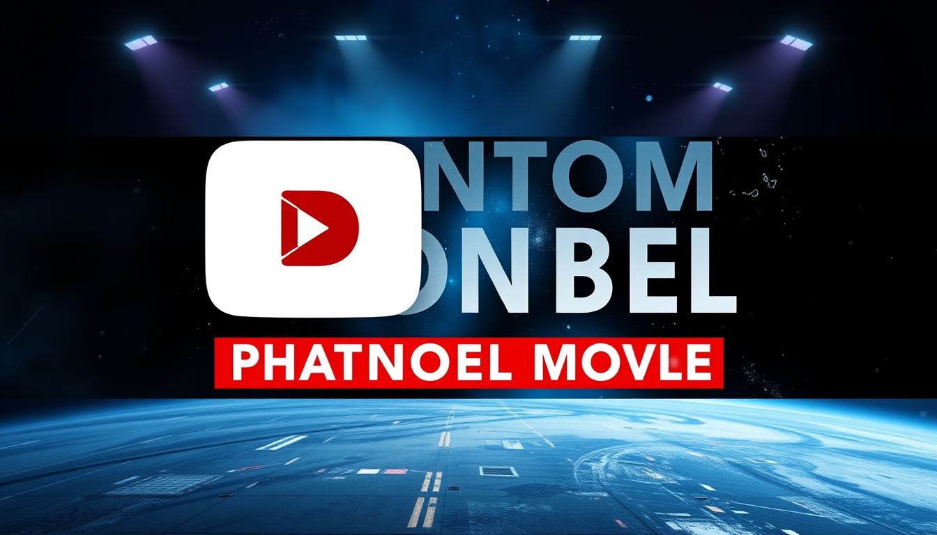 YouTube Banners idea: youtube channel banner, wide 16:9 composition, bold branding graphics, Phantom Model , channel-art ready banner