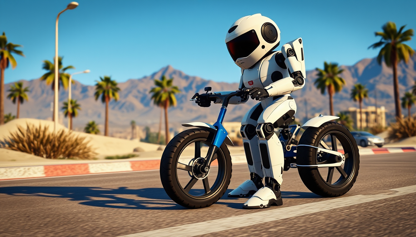 Main art studio: un robot qui joue a gta 6