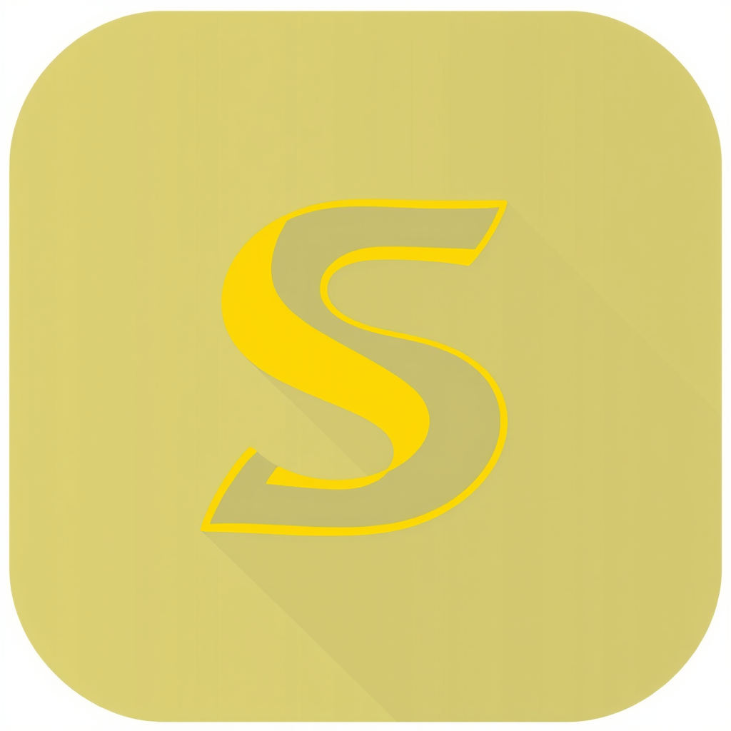 AI Art prompt example created from the prompt: Un logo pour mon bot et je veut la lettre S avec un fond texturé en jaune et des couleurs vives mieux