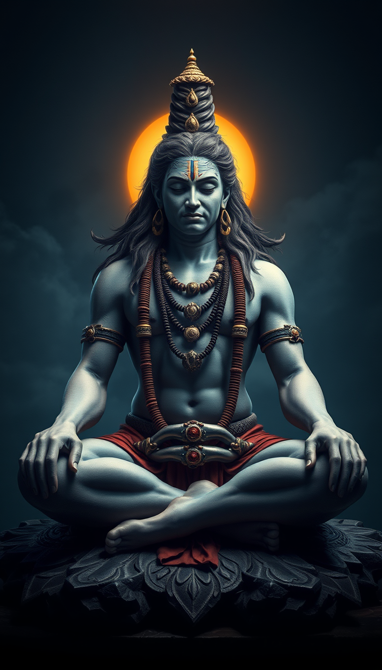 Realistic Images idea: photorealistic generated image, natural materials and skin texture, physically plausible lighting, ​A cinematic, photorealistic 8k portrait of Lord Sh