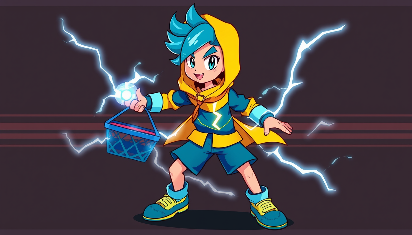Characters idea: an original character defined by silhouette, role, outfit, palette, and expression, deliberate composition, Personnages de jeux, vidéo cartoon combatt