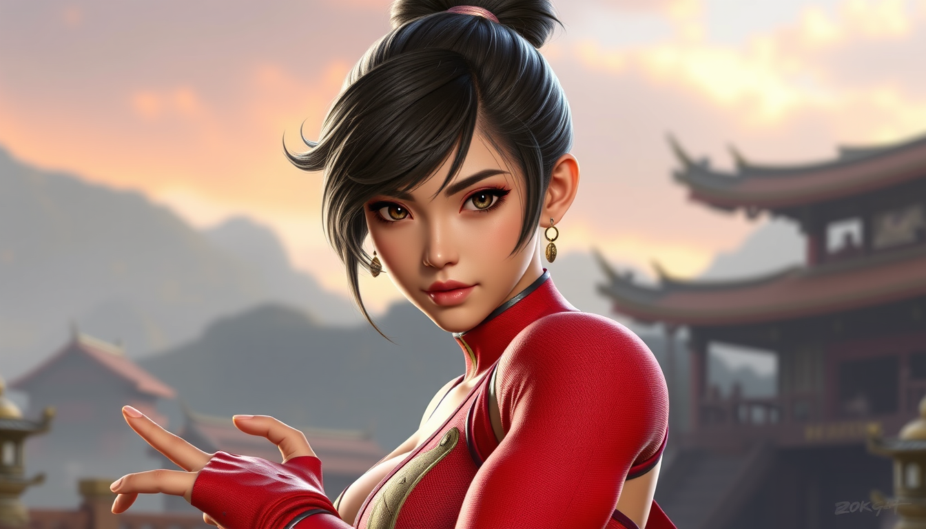 Main art studio: Ling Xiaoyu from Tekken 8