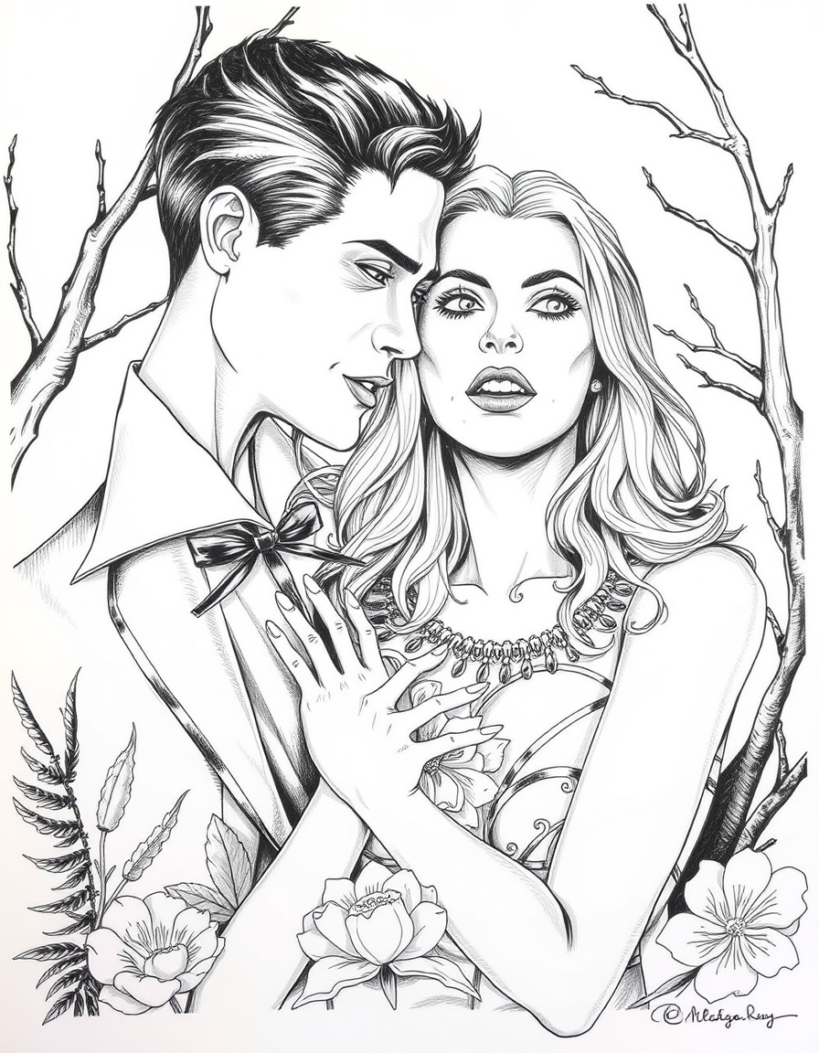 Main art studio: FAIT UN COLORIAGE DE VAMPIRE DIARIES