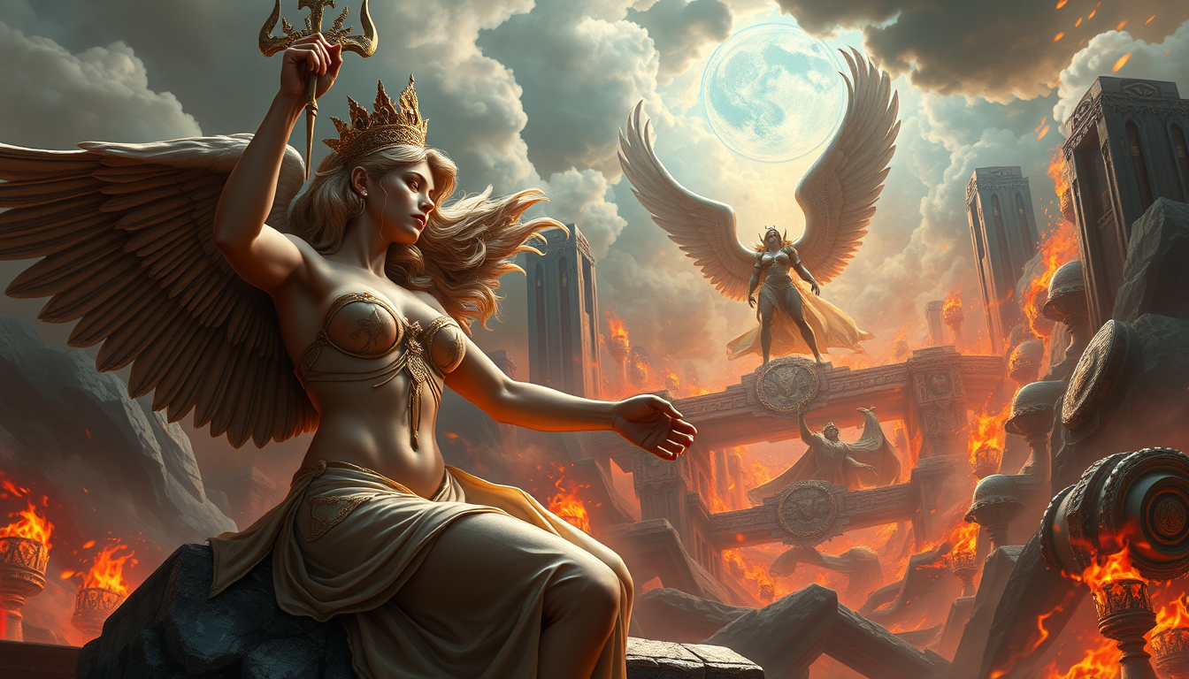 Main art studio: Aphrodite in valkyrie apocalypse