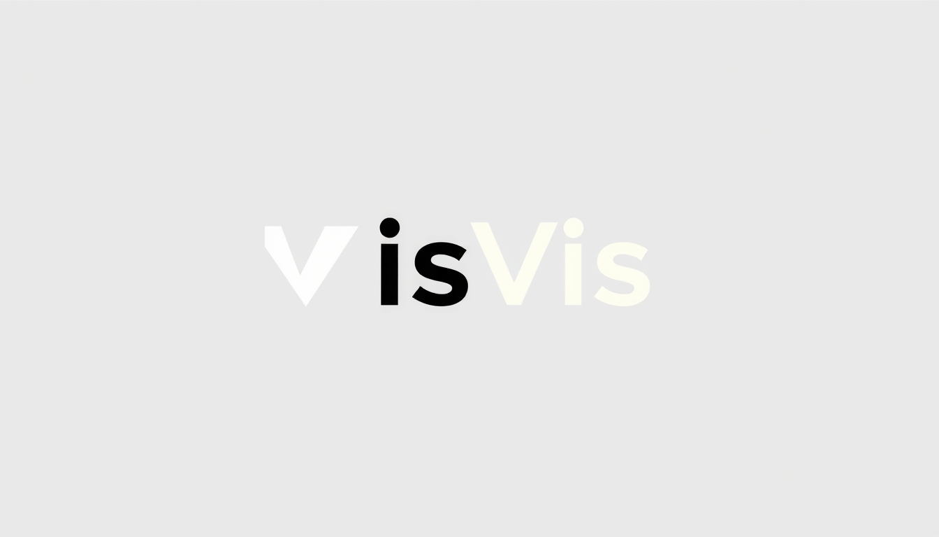 Logo idea: logo design, clean minimal mark, bold simple shapes, balanced composition, Nombre "VisVis" logo para una tienda de ropa profesional, ropa d emoda , ve