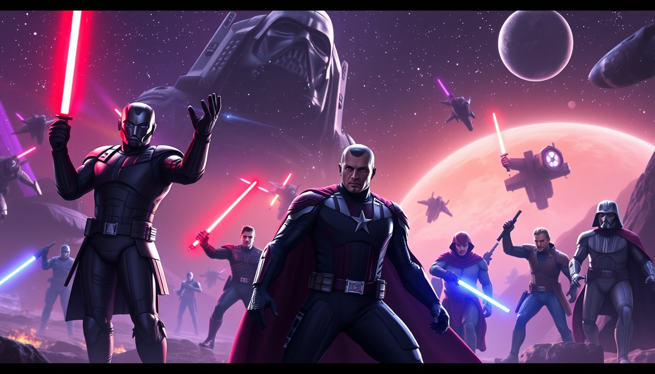 Main art studio: Avengers there are in star wars universum