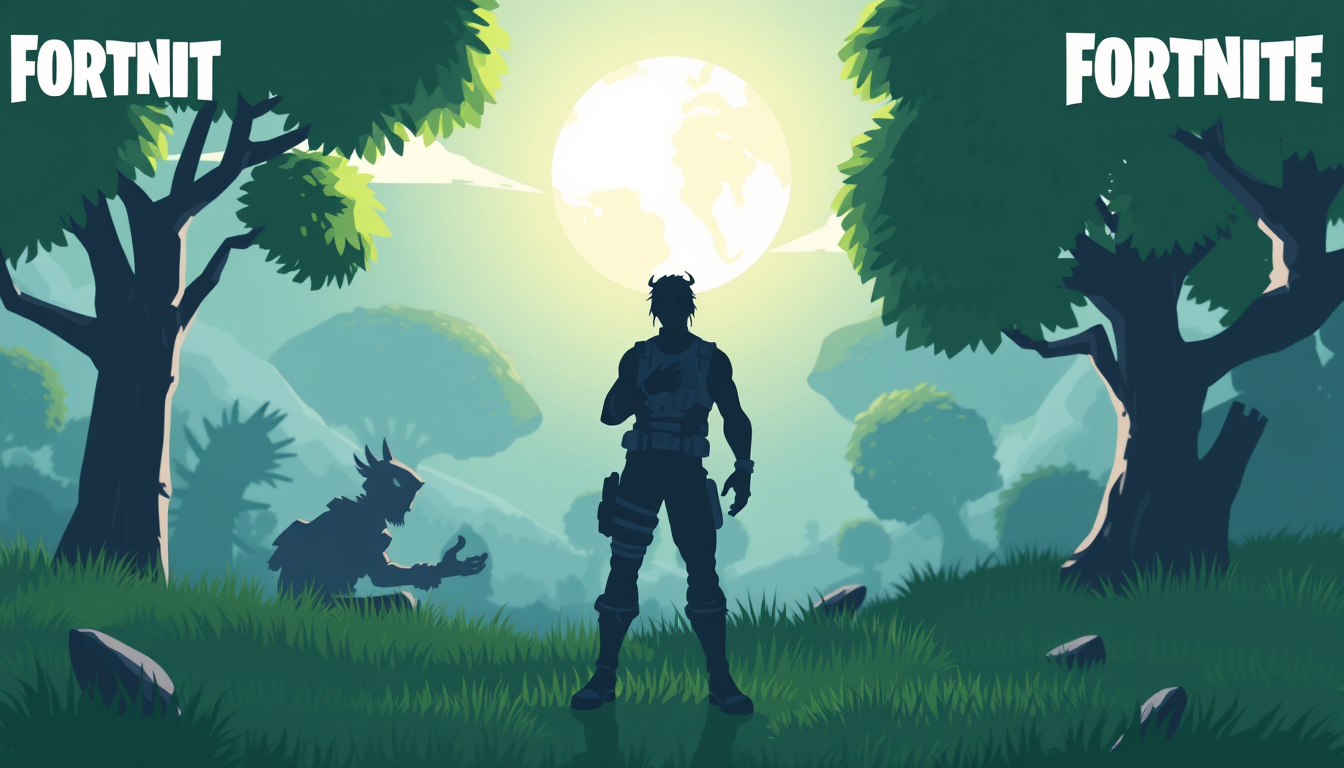 Sprites idea: a single readable game sprite with a controlled silhouette, palette, scale, and viewing angle, deliberate composition, Show me a fortnite Sprite , pol