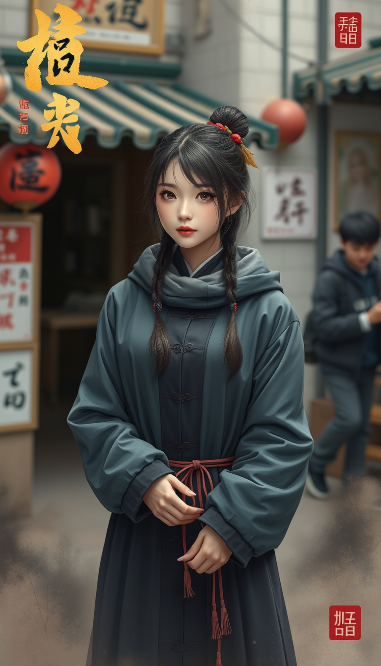 AI Art prompt example created from the prompt: 以色列美女