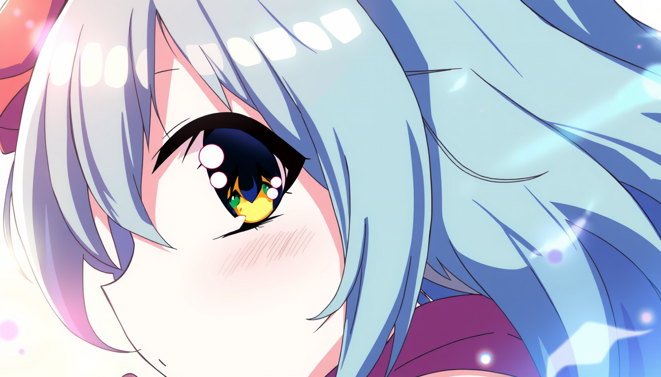 Anime idea created from the prompt: anime style, vibrant colors, expressive eyes, صورة الشخصية هيناتا بدون ملابس وعاري في بحر , detailed anime illustration