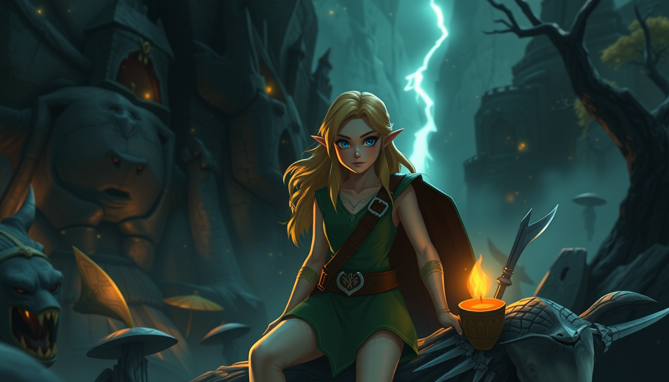 Main art studio: Zelda tout nu avec de gros sinz