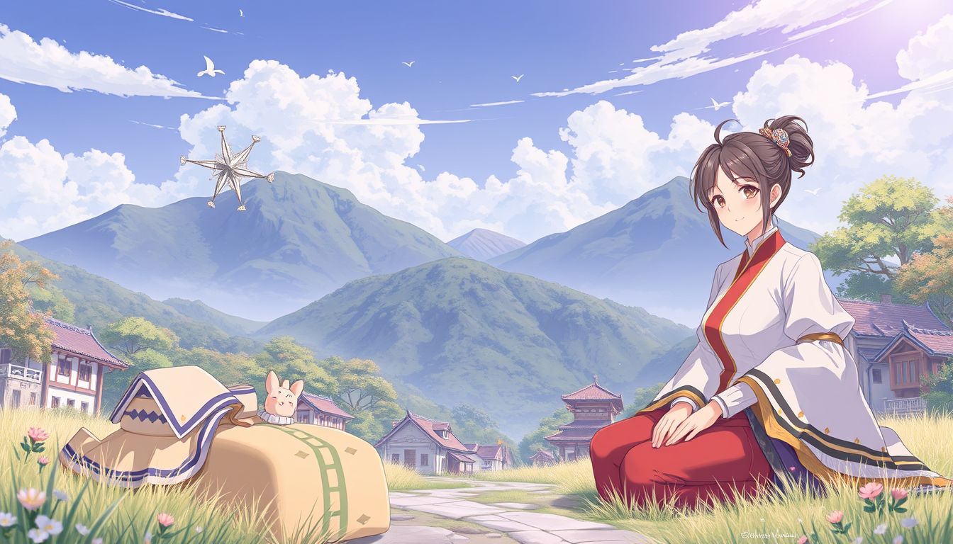 Main art studio: 巨乳の裸族美女をアニメ風
