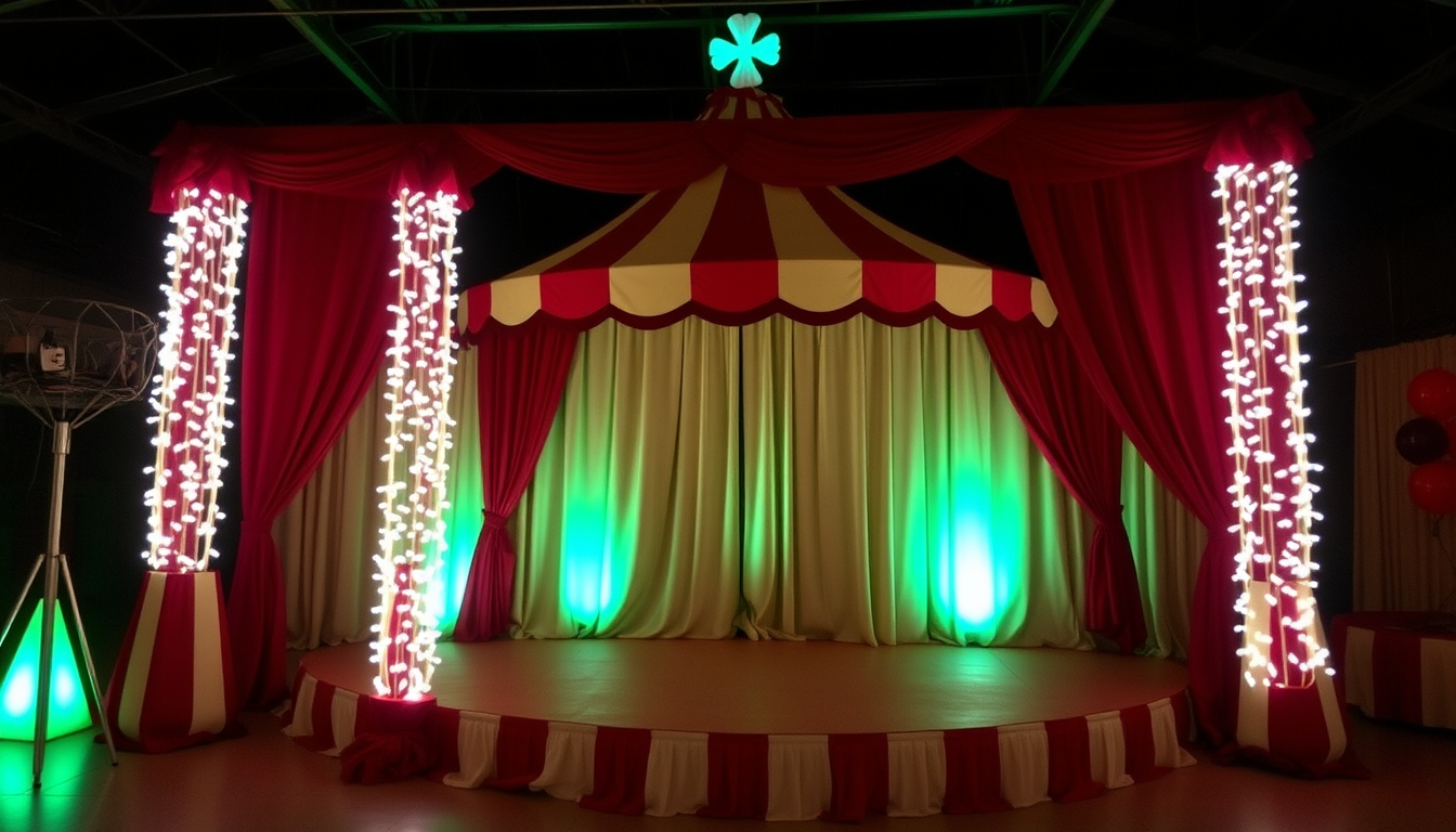 AI Art prompt example created from the prompt: Anuncio se busca decoraciónes de circo y teatro. Si desean donar no duden en comunicarse