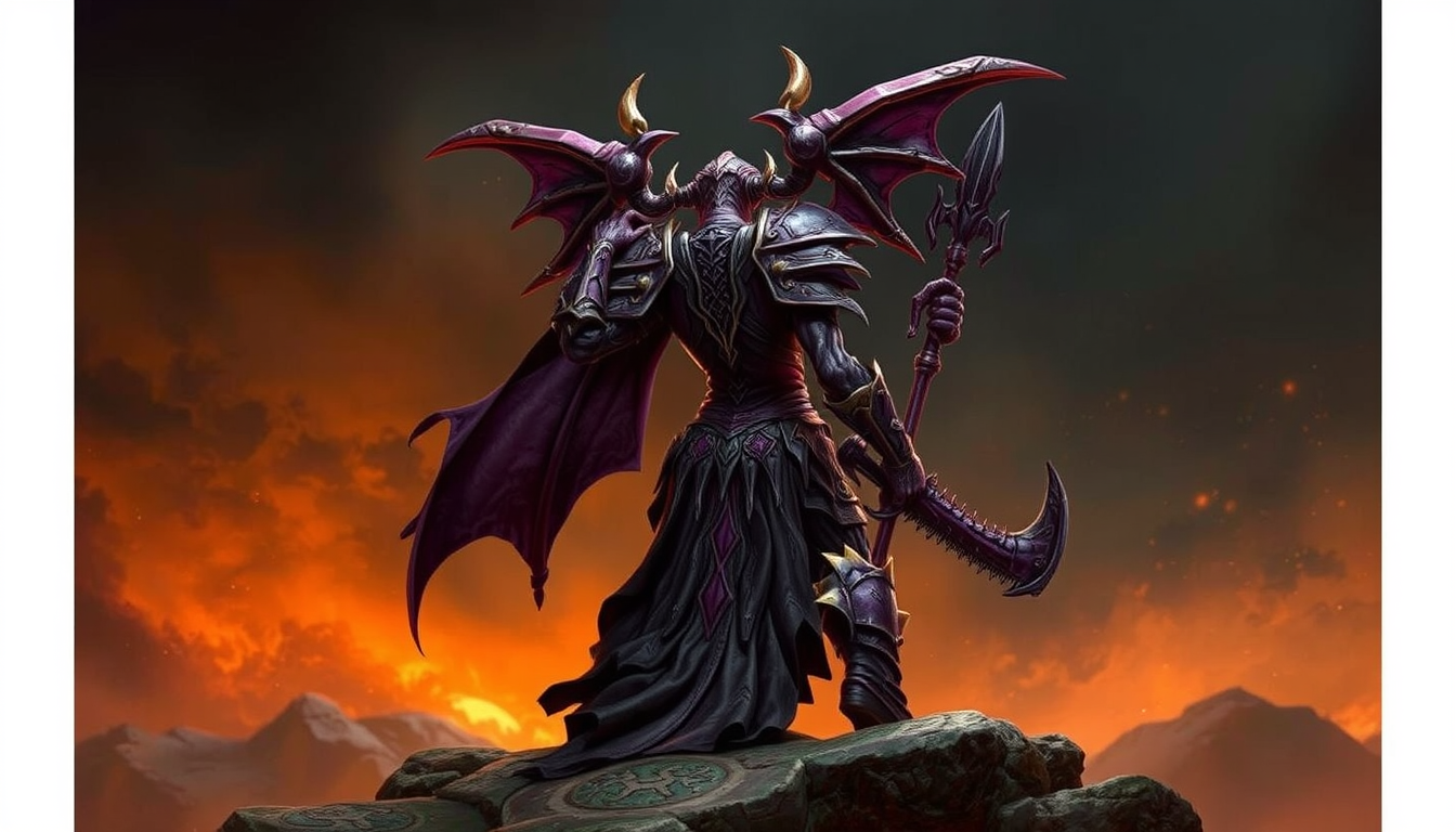 Main art studio: Slaanesh demonet from behind