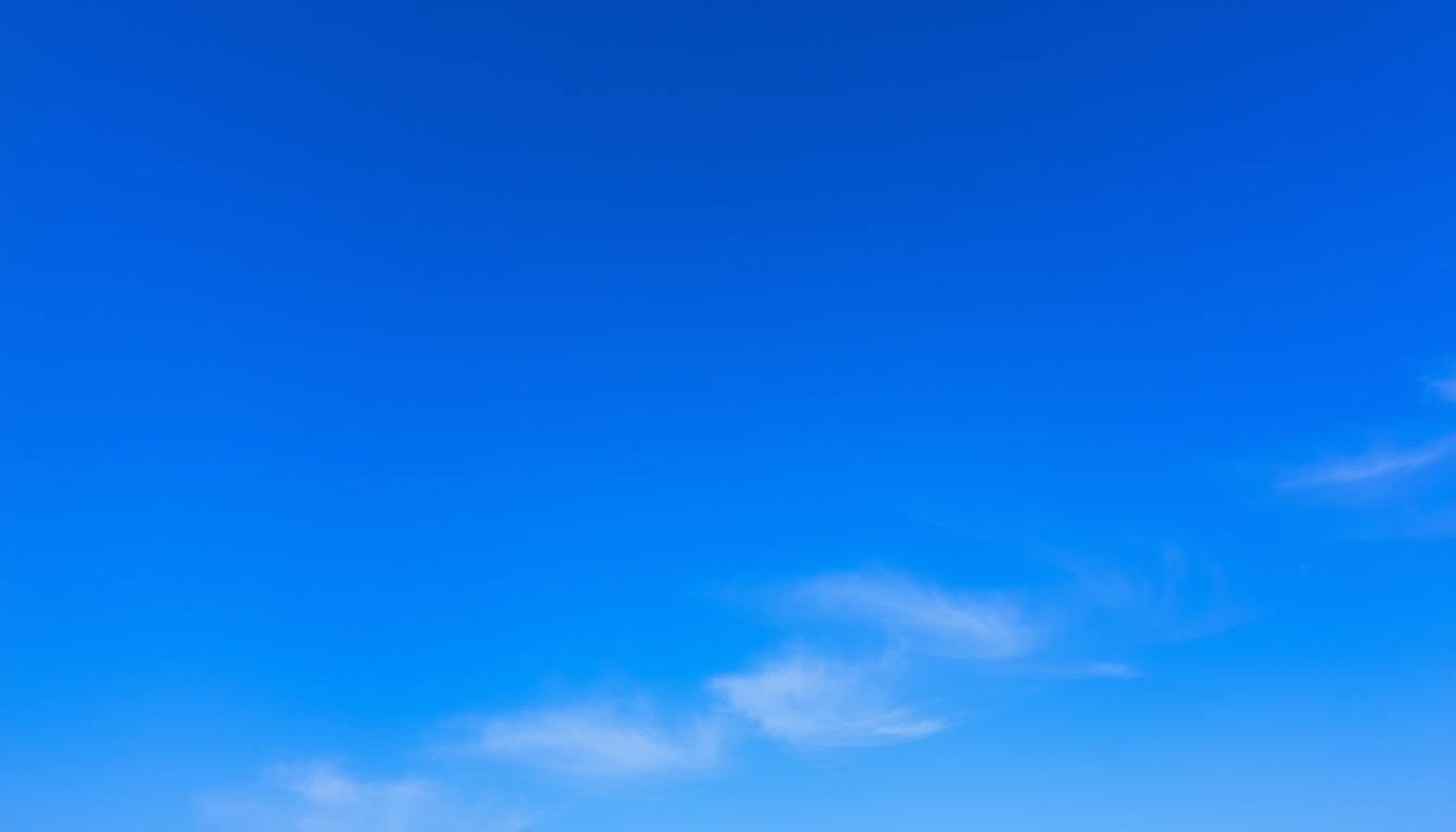 Main art studio: Blue sky