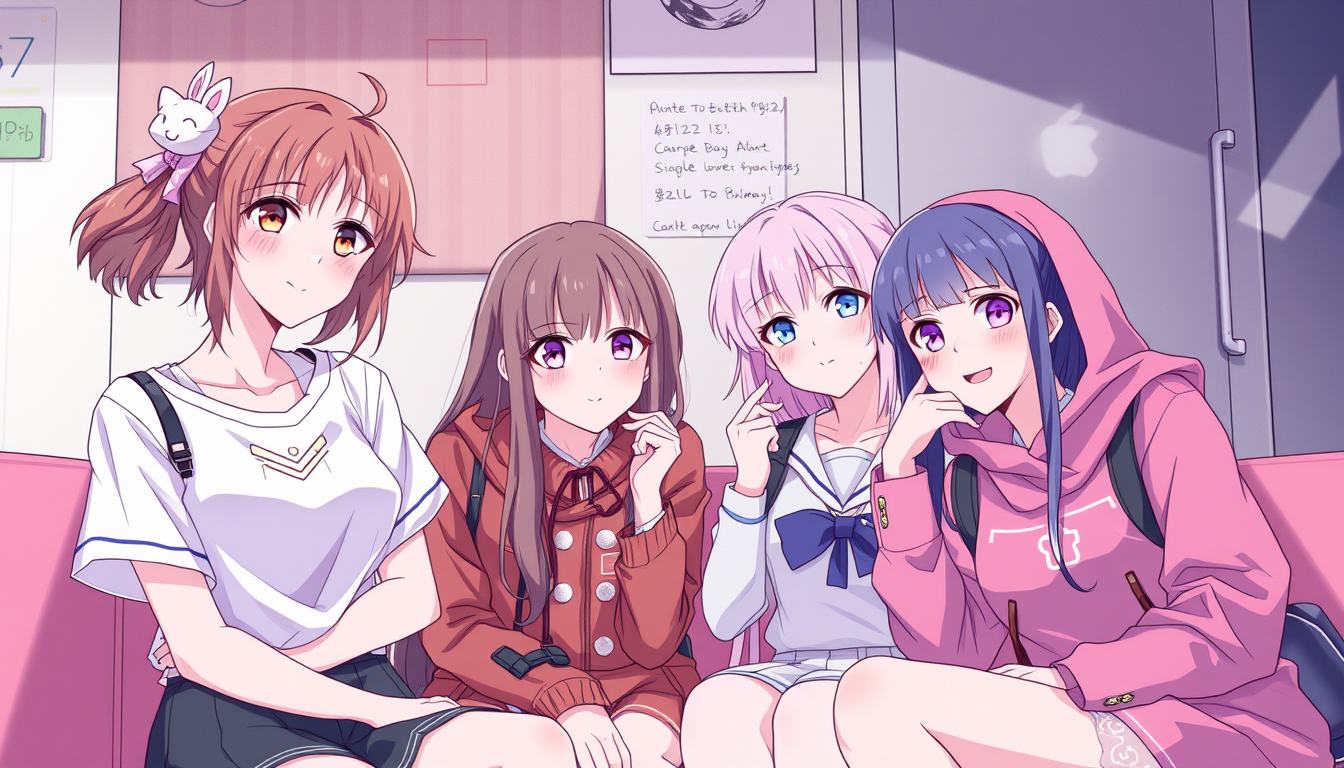 Main art studio: Some girls