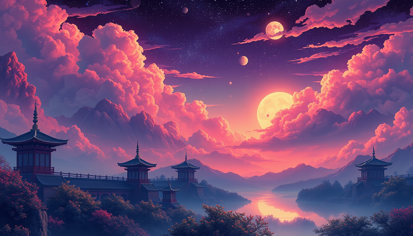 Wallpaper idea created from the prompt: wallpaper artwork, wide atmospheric scene or bold pattern, high detail, make a gojo and modulu yuji wallpaper , desktop or phone wallpaper