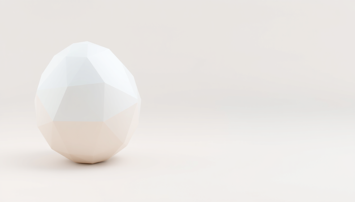 Main art studio: egg low poly