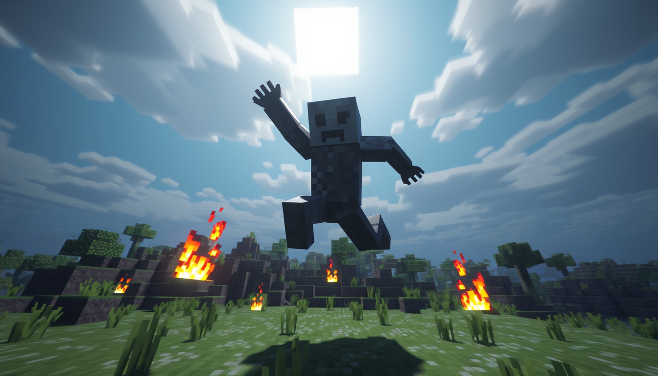 Main art studio: jumpscare minecraft