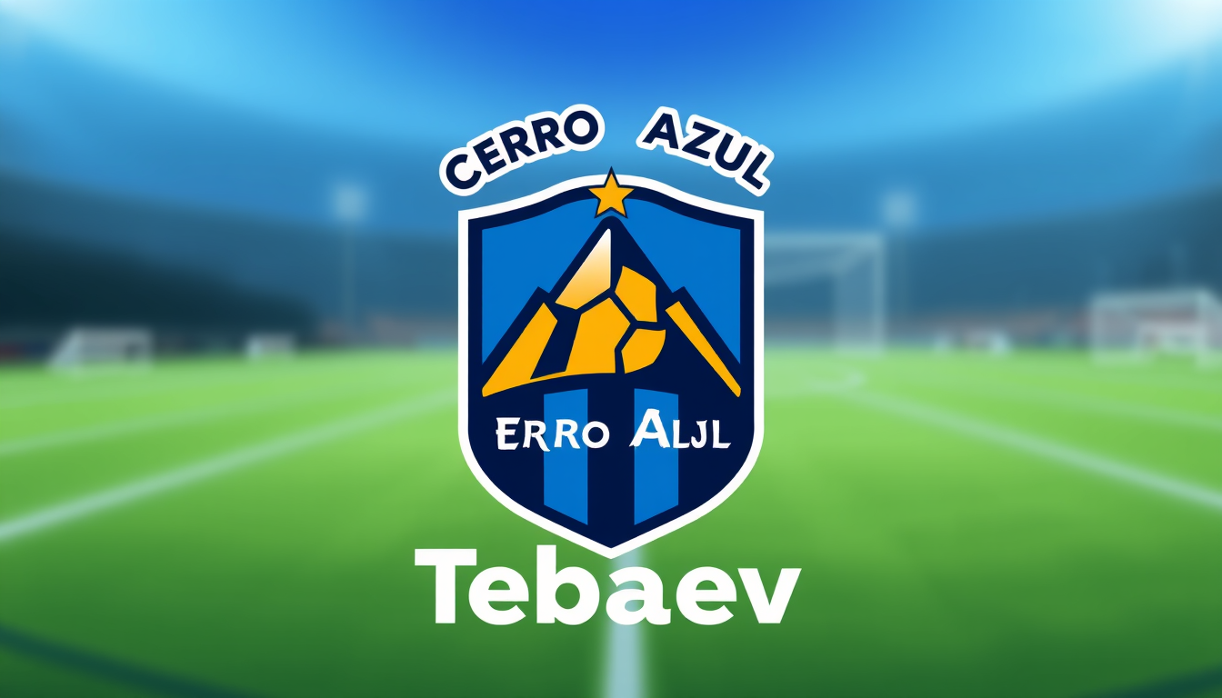 Logo idea: logo design, clean minimal mark, bold simple shapes, balanced composition, Diseñame el logo de mi equipo de fútbol, en la parte superior le agregas pa