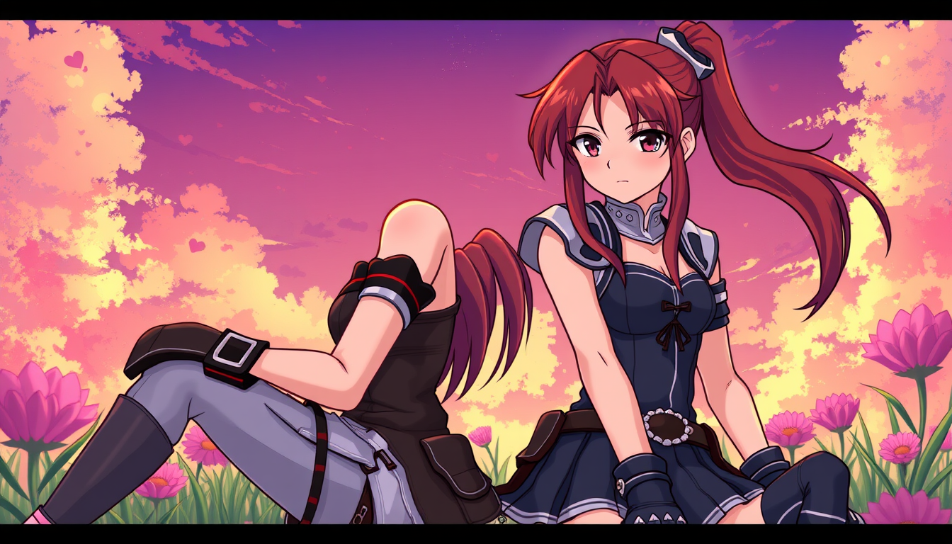 Main art studio: Tifa et Aerith