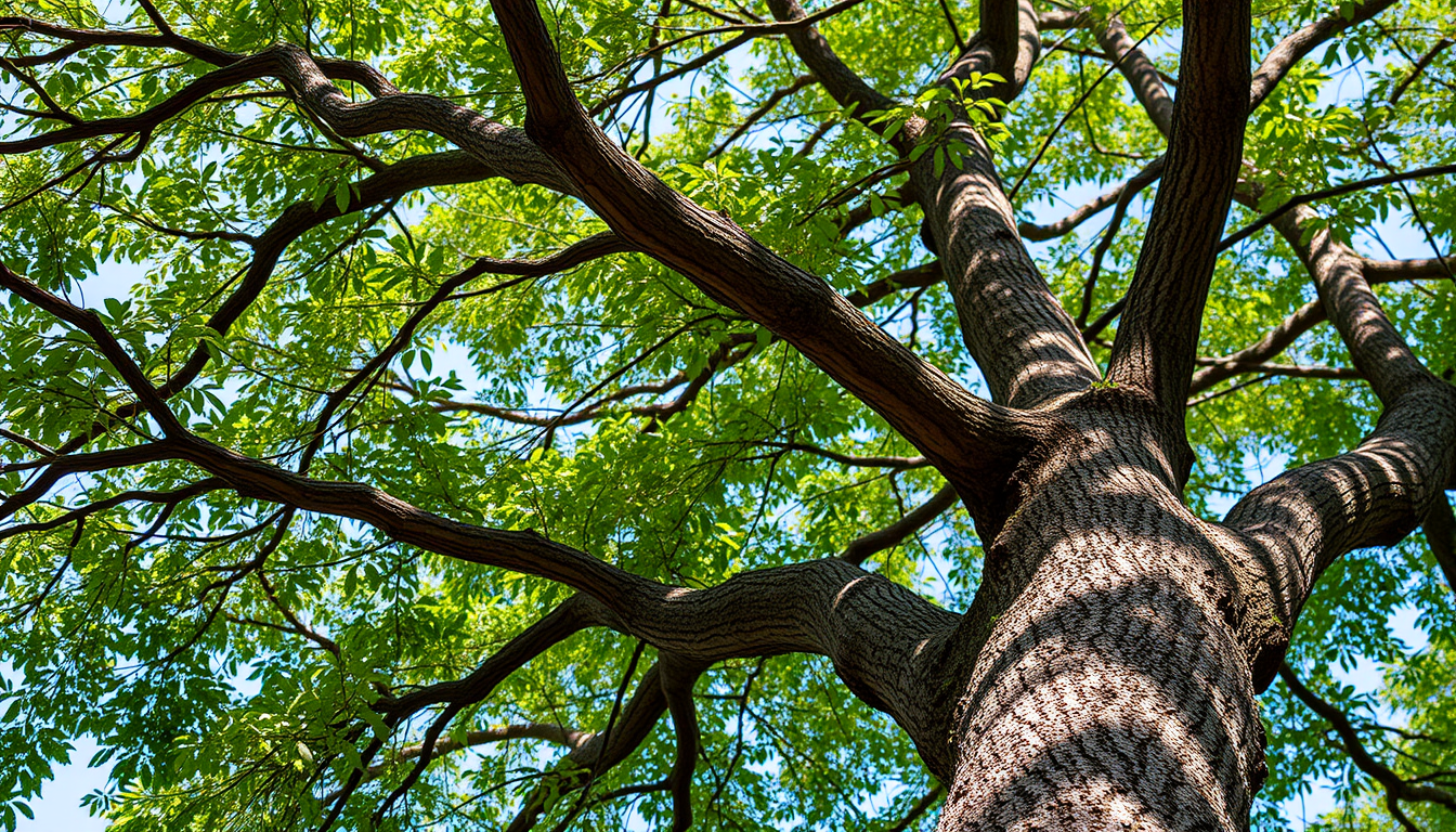 Main art studio: tree