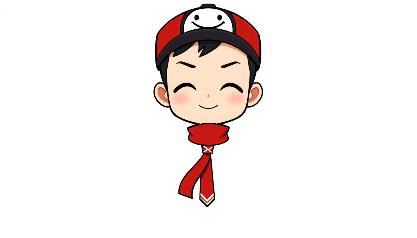 VTuber idea created from the prompt: vtuber avatar character, anime style, expressive face, streaming-ready design, Make a simoony sprunki He wears a red hat with a black bottom