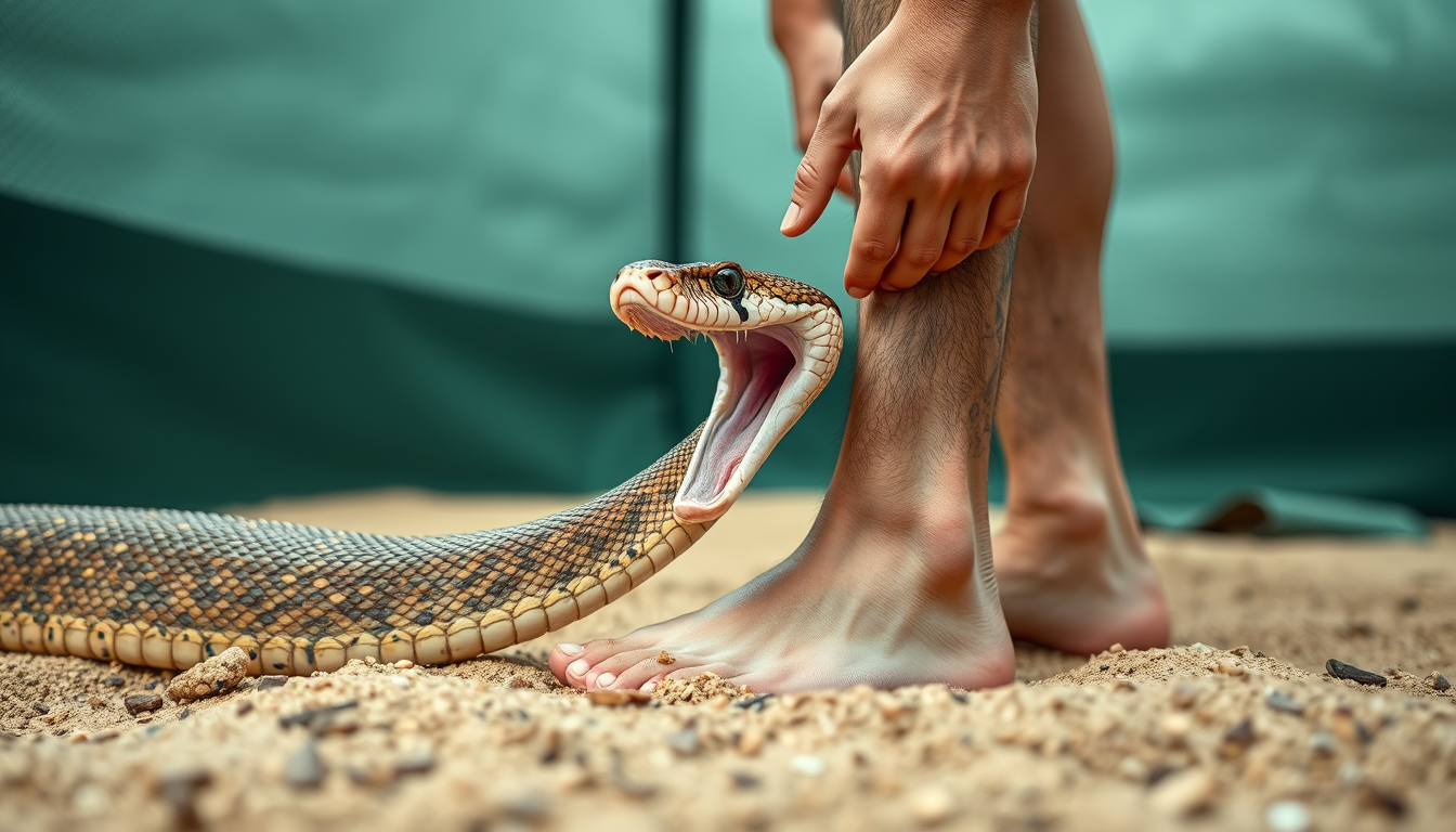 Main art studio: Python swallowing guys leg foot to waist