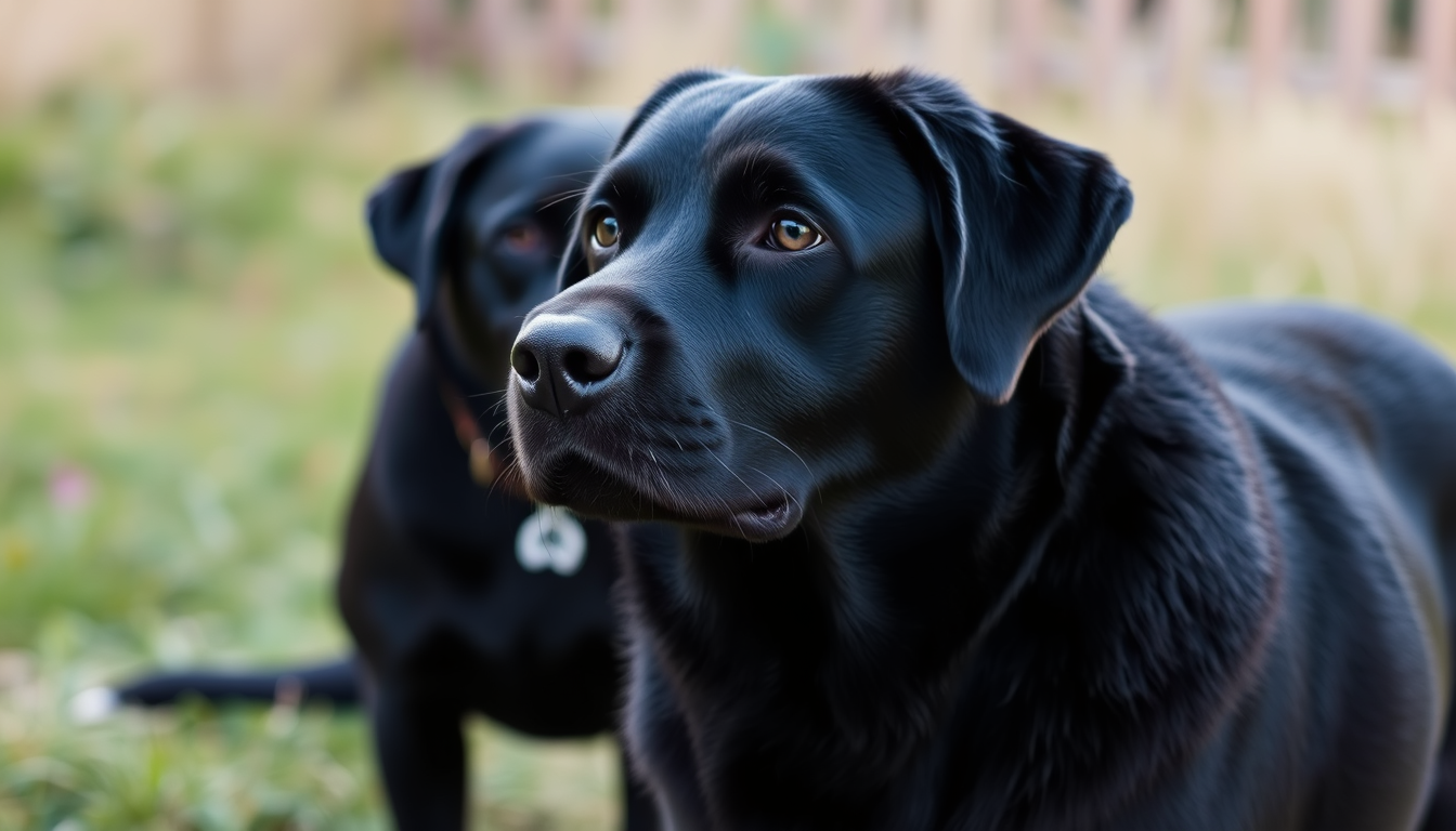 Main art studio: Du skal bare lave en one line billede/omridset af 3 labradorer den ene labrador skal være en lille smule mindre end de 2 andre. 1 kat .1 han yorkshire