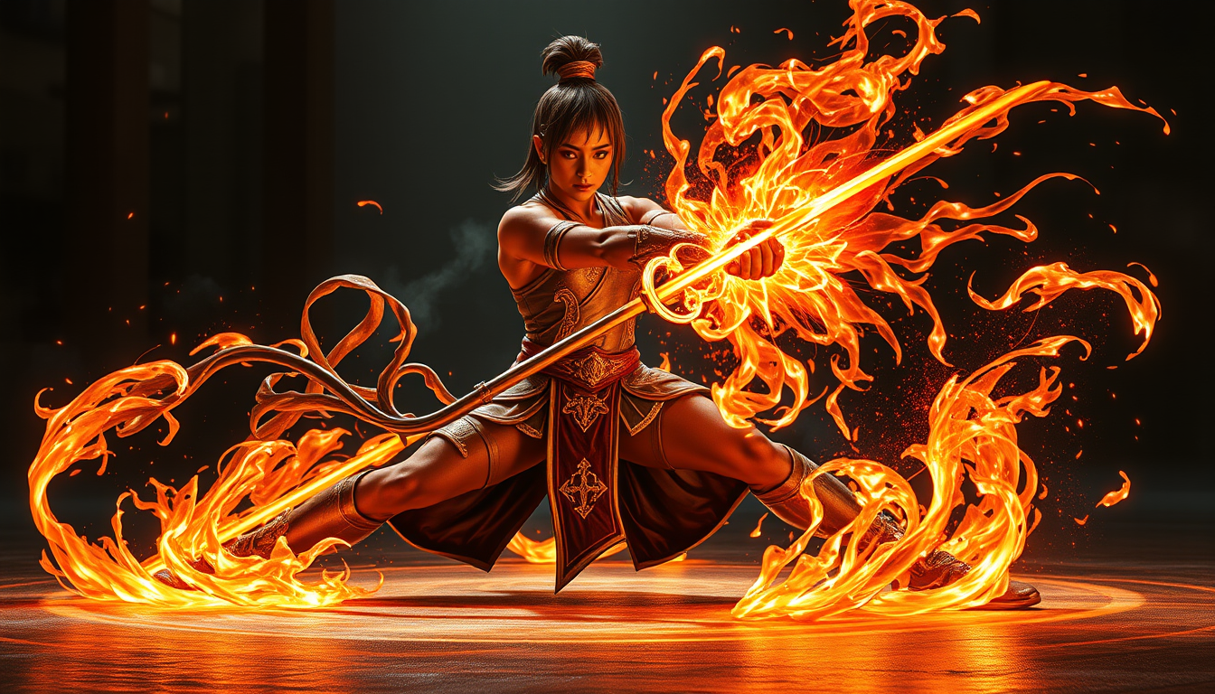 Main art studio: Remaru Tempest, doing the splits