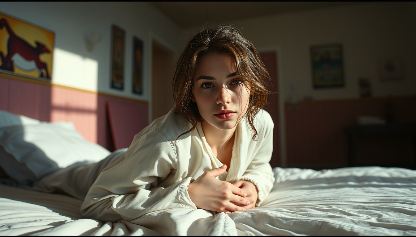 Realistic Images idea: photorealistic generated image, natural materials and skin texture, physically plausible lighting, A quiet desert motel at noon, faded paint, hard sha