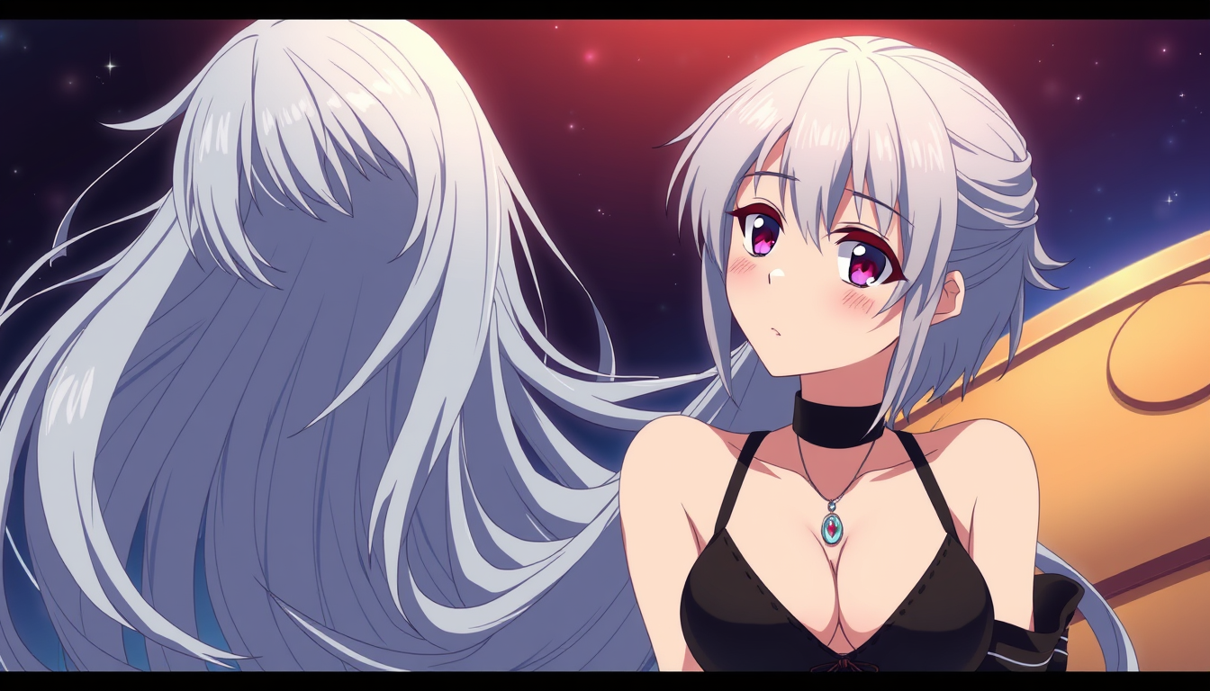Main art studio: fille sexy anime cheveux long doro