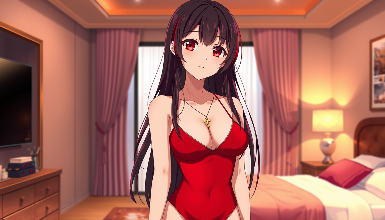 Anime idea created from the prompt: anime style, vibrant colors, expressive eyes, Create a high-quality anime illustration of an adult female character named Sara. She has long