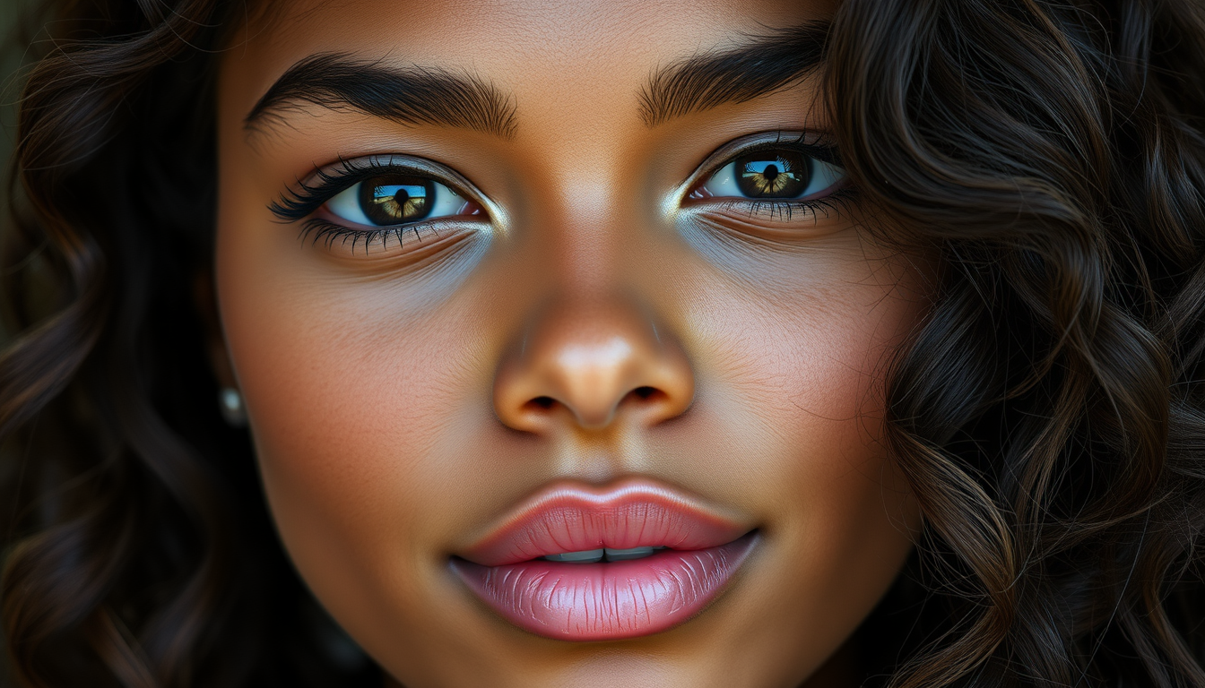 Main art studio: A real-life photograph of Zendaya, clearly recognizable, looking exactly like a real human being. Natural face, realistic skin pores, subtle skin impe