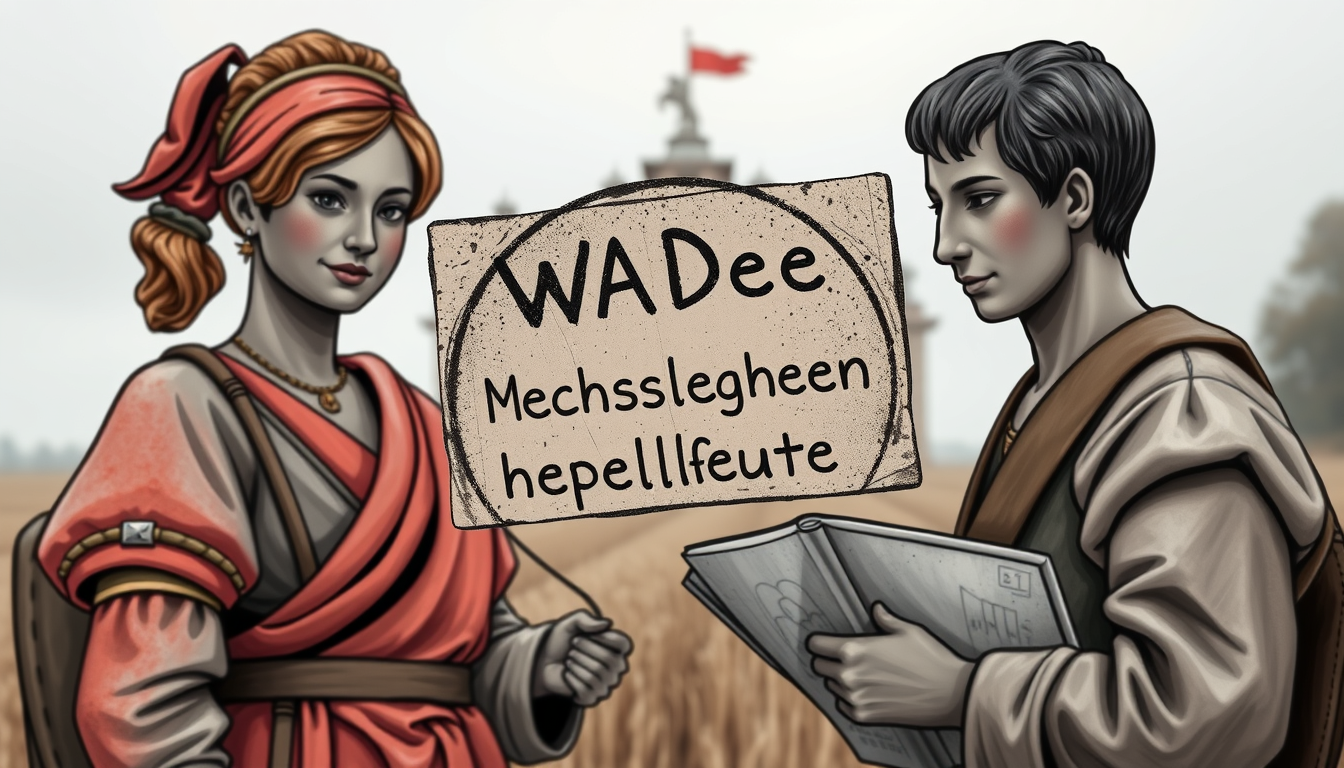 Main art studio: generie ein bild mit einer wage und menschenrechten drauf oder ein gesetzbuch
