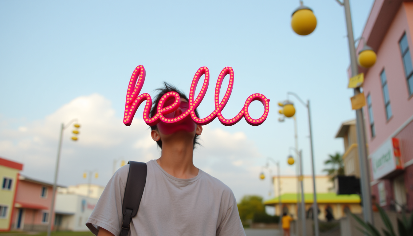Main art studio: hello