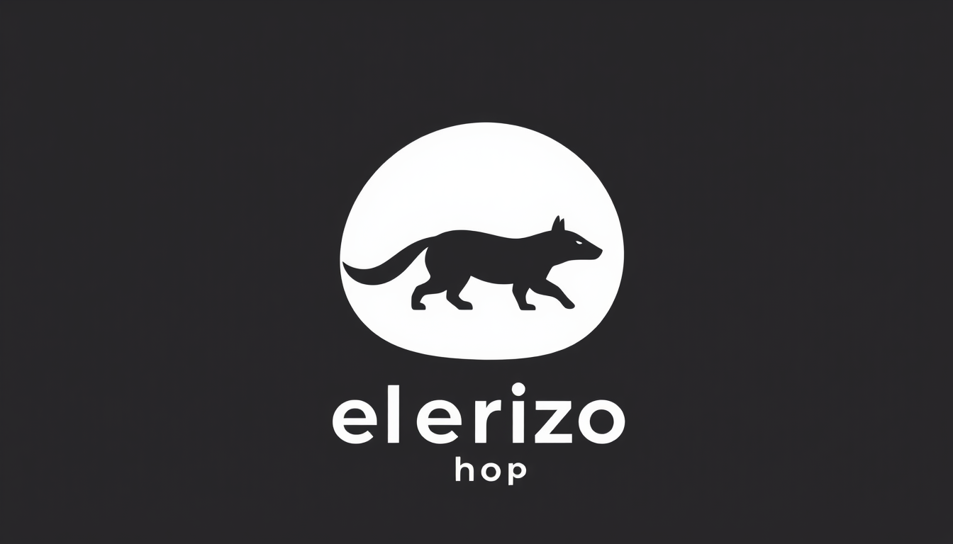 Logo idea created from the prompt: logo design, clean minimal mark, bold simple shapes, balanced composition, quiero un erizo como una imagen para una tienda que se llama eler