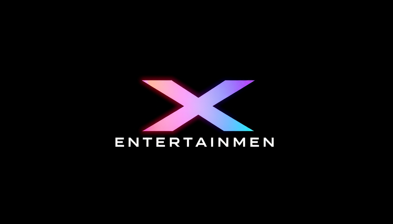 AI Art prompt example created from the prompt: Logo pour X entertainment donc des couleurs vivent et stylé avec des dégradé et du style