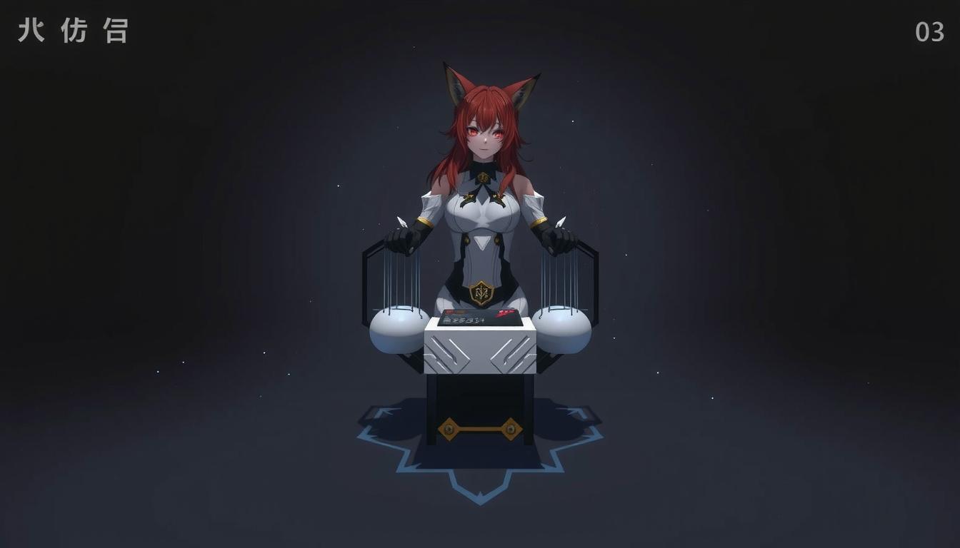 VTuber Avatar idea created from the prompt: vtuber avatar, anime style bust, expressive eyes, streaming overlay ready, fox girl vtuber, orange hair, amber eyes, white top , clean vtube