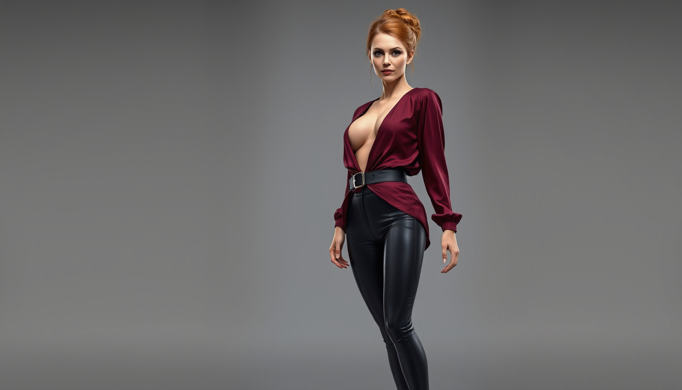 Realistic Images idea: photorealistic generated image, natural materials and skin texture, physically plausible lighting, A 46-year-old married woman, 168 cm tall and weighi