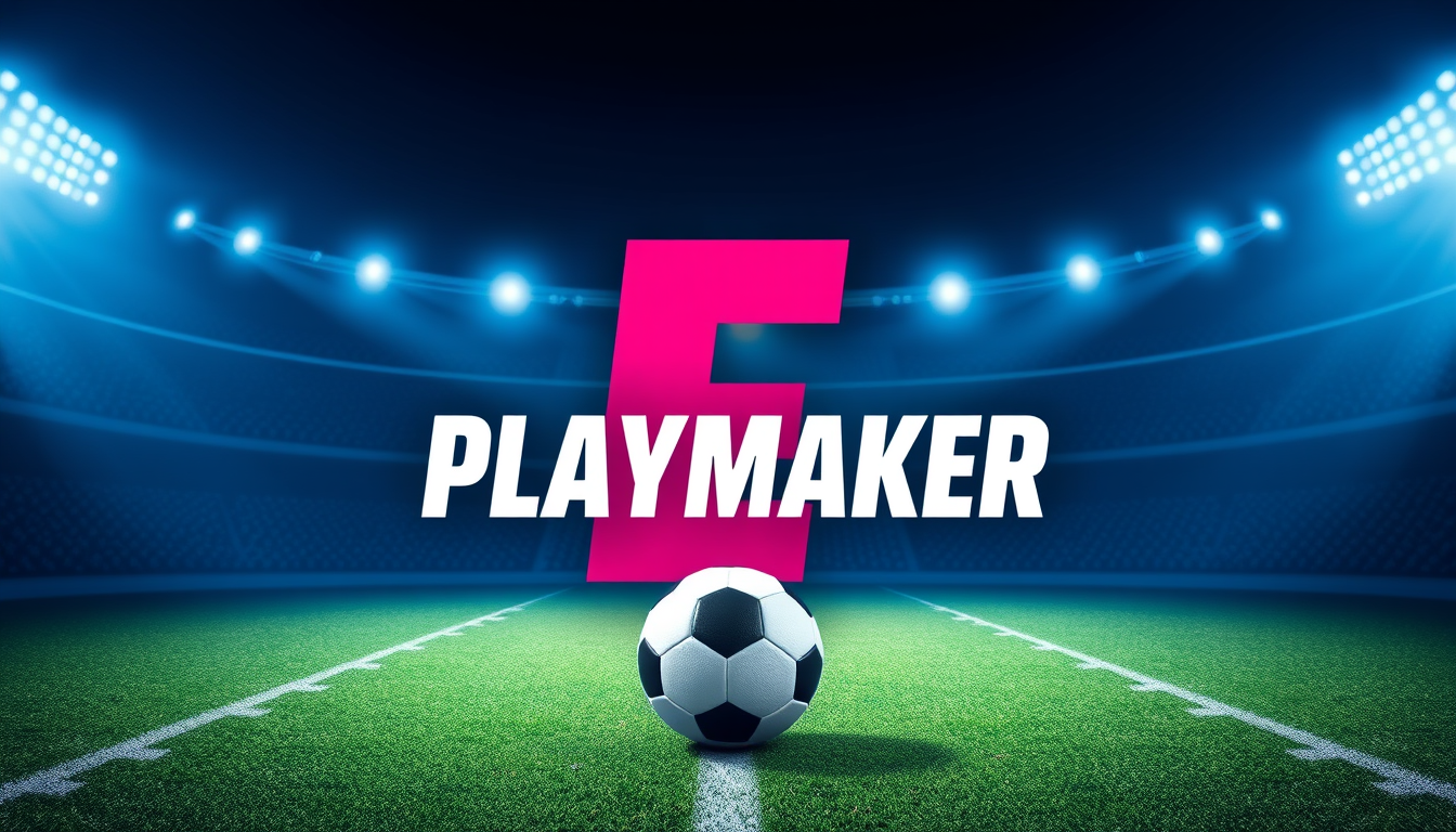 Main art studio: Please make a pfp for me add the name playmaker and add efootball content like the logo of efootball the game and other things no add the letter E BEH