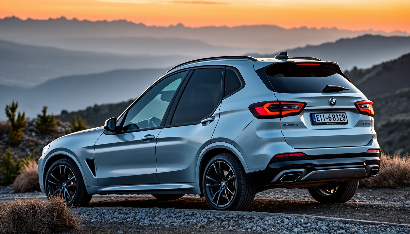 AI Art prompt example created from the prompt: creaza o imagine cu un gle din 2020 si cu unul din 2018 si cu un bmw x5 din 2020 si cu un skoda superb 2022 si cu u kodiaq din 2020 si cu un