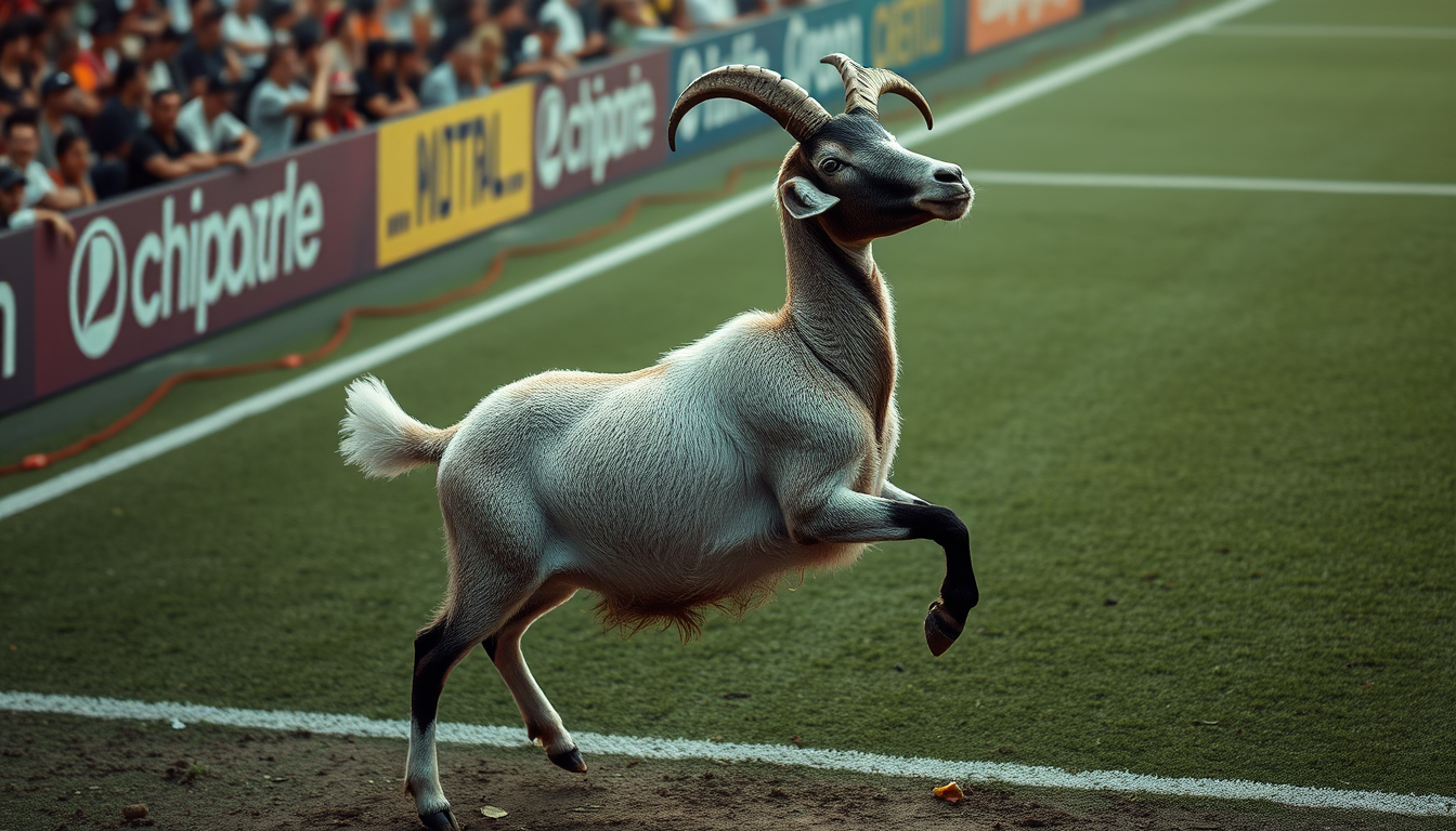 Main art studio: faça o neymar ganhando a copa do mundo e uma sombra de goat(cabra) atrá dele