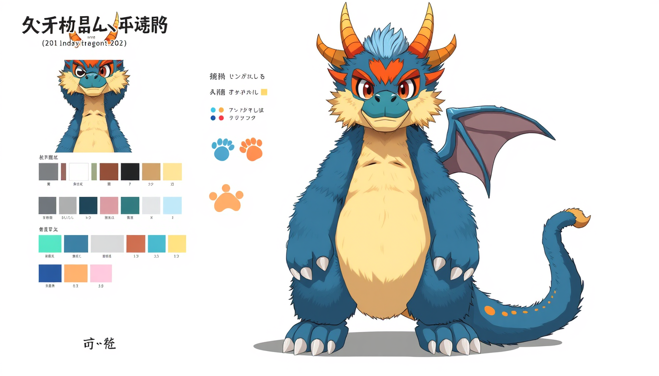 Character Sheet idea created from the prompt: a visual character reference sheet with a dominant full-body view, controlled details, palette swatches, and supporting expressions or acces