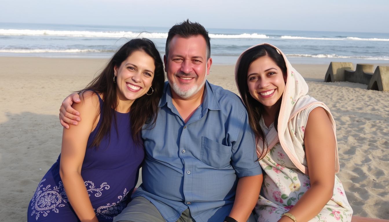 Main art studio: CRIE UMA LUA ATRAIS DO MAR E UMA FAMILIA DE PAI MÃE FILHA E UM CACHORRO