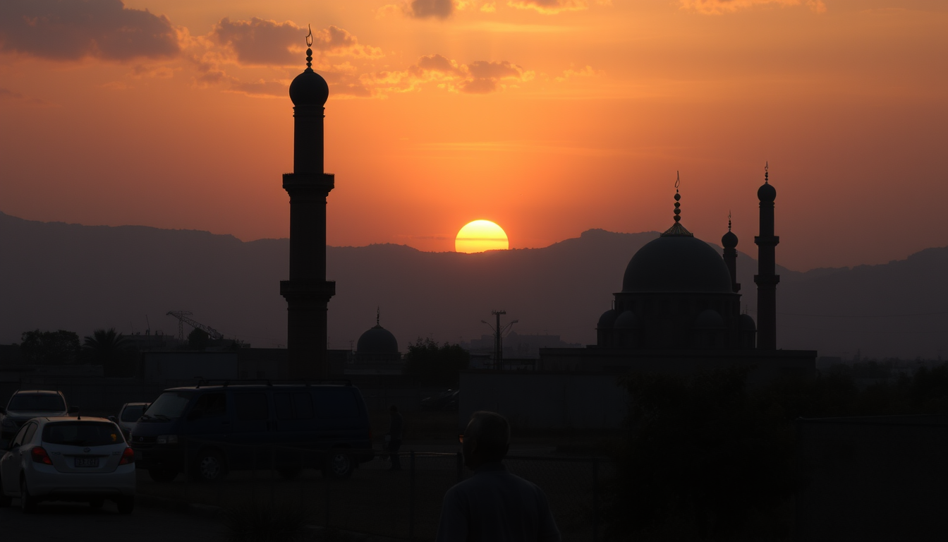 Main art studio: ramatic sunset, 5 isteri rasulullah, cinematic lighting, ultra realistic,jawi