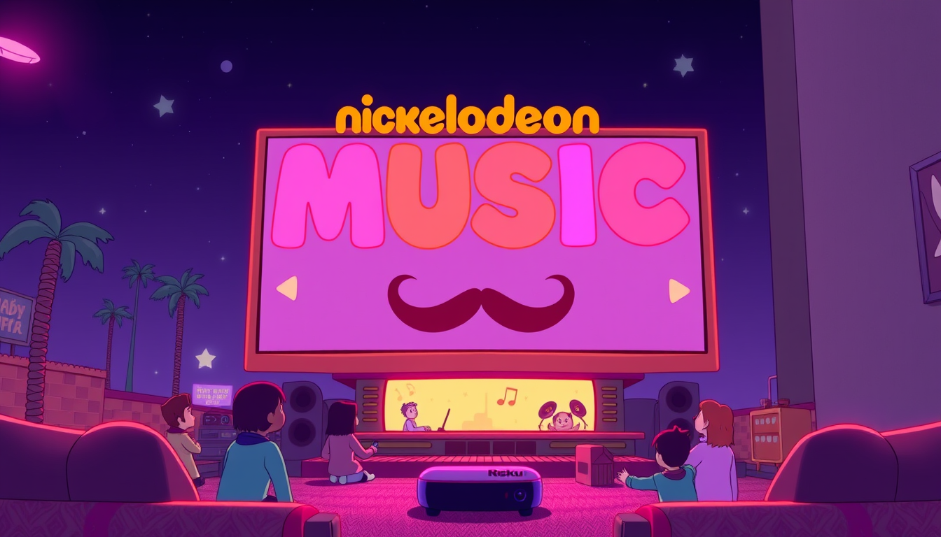 Main art studio: Nickelodeon MUSIC nickjr.com/music S Sahara AVE 3200 S Maryland Pkwy 4100 S Sahara AVE 3200 S Eastern AVE 3700 Roku oh check out that big TV thats pre