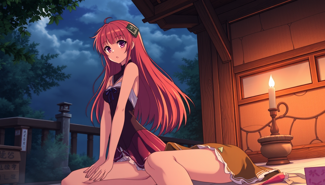 Main art studio: seins de fille anime