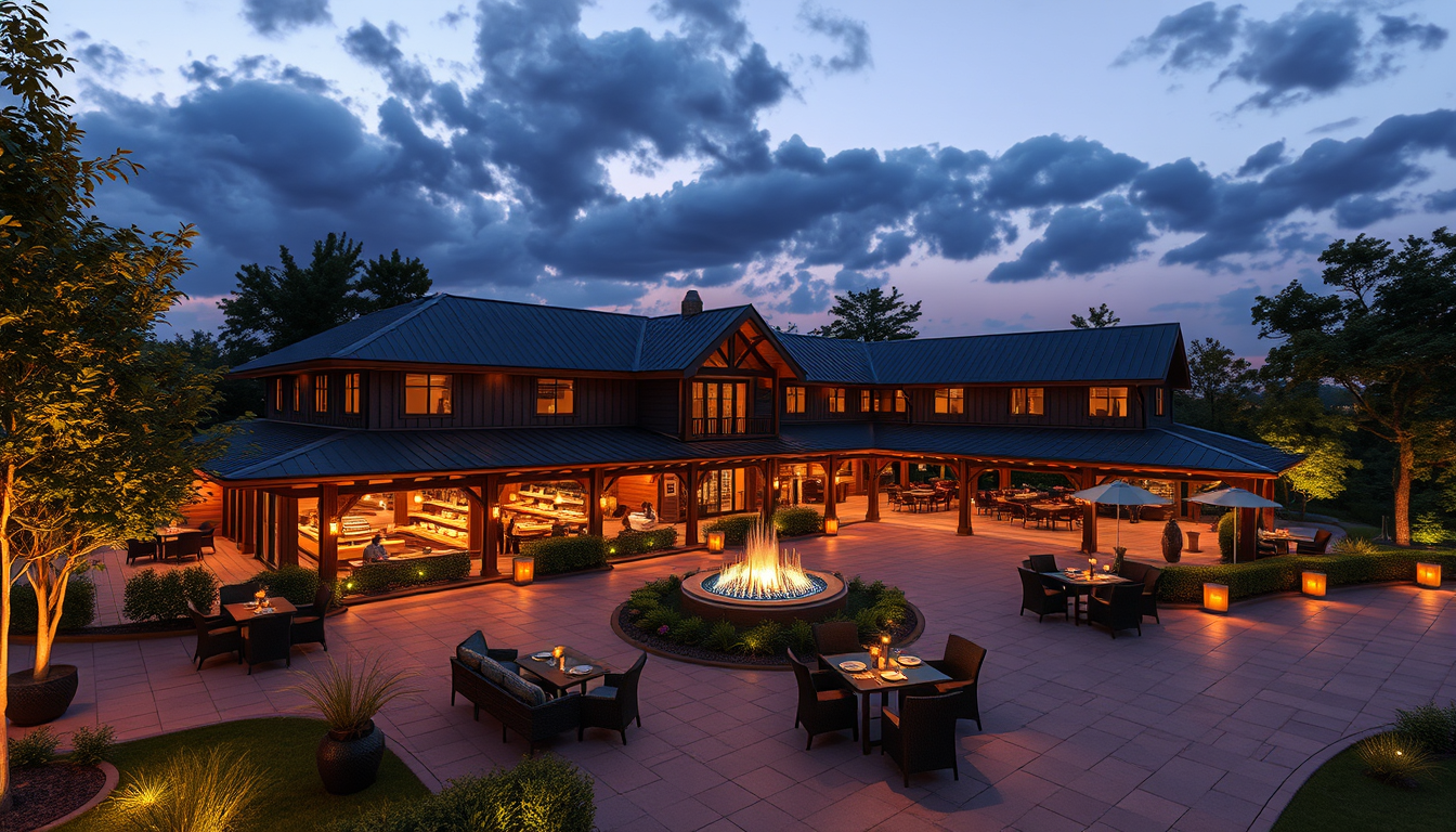 Main art studio: a beautiful complex with a nice big resturant, a big venue for hosting events and a nice outdoor living space
