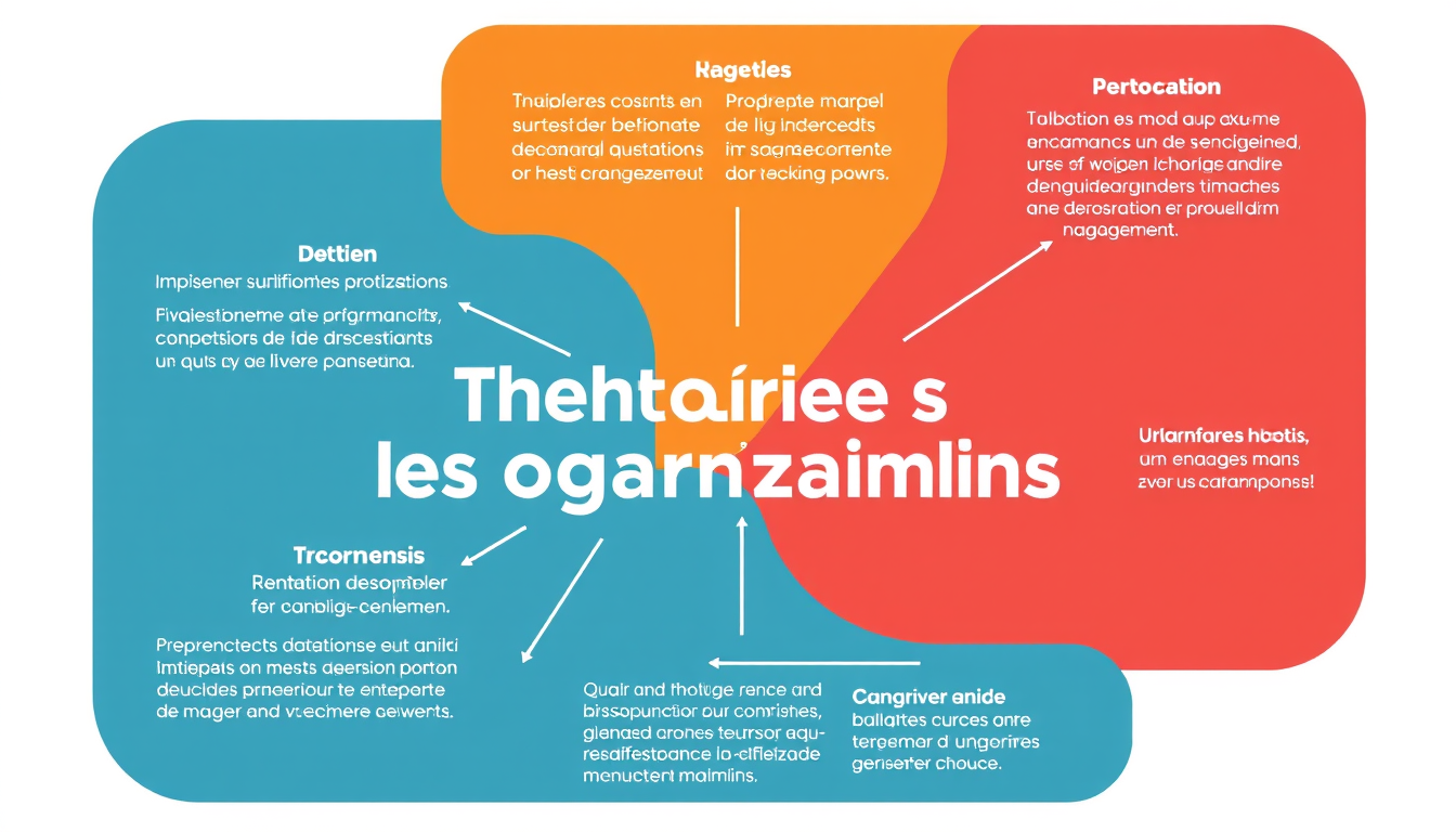 Main art studio: je veux une image qui reflète les théories des organisations en management pour un cours