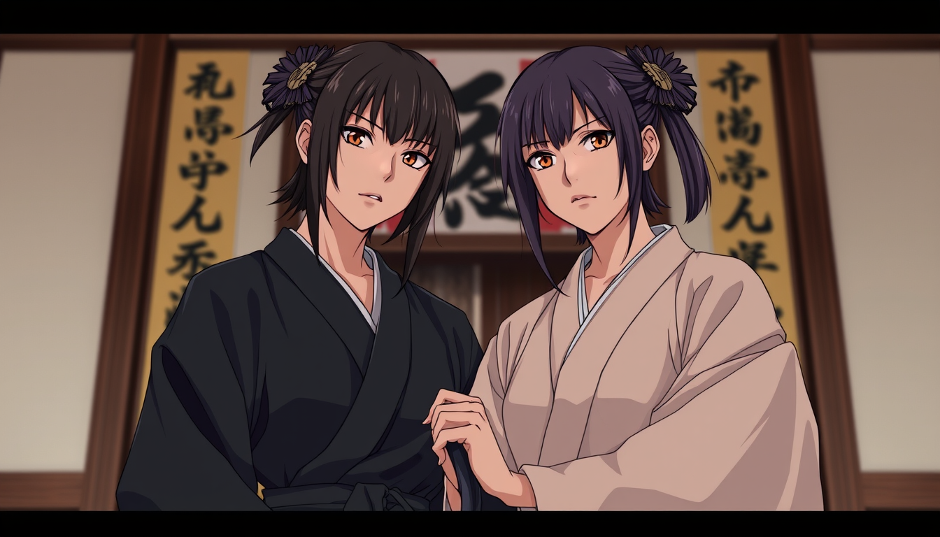 Main art studio: Maki and mai twins in jujutsu kaisen